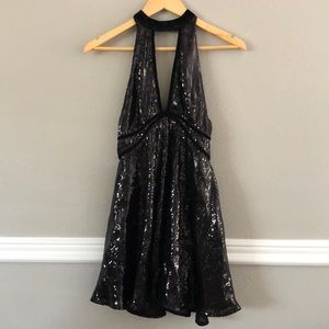 Free People Sequin Mini Dress